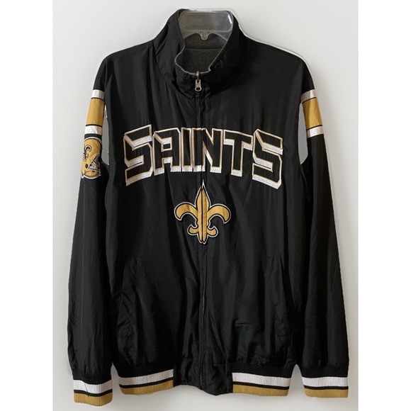 G-III Other - NFL G-lll New Orleans Saints Reversible Soft shell Bomber Jacket Men's Small EUC